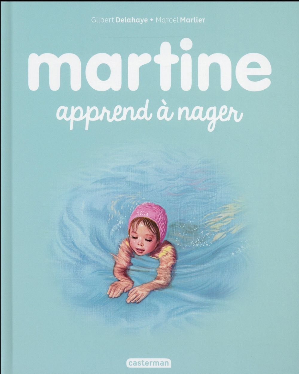 Martine apprend a nager