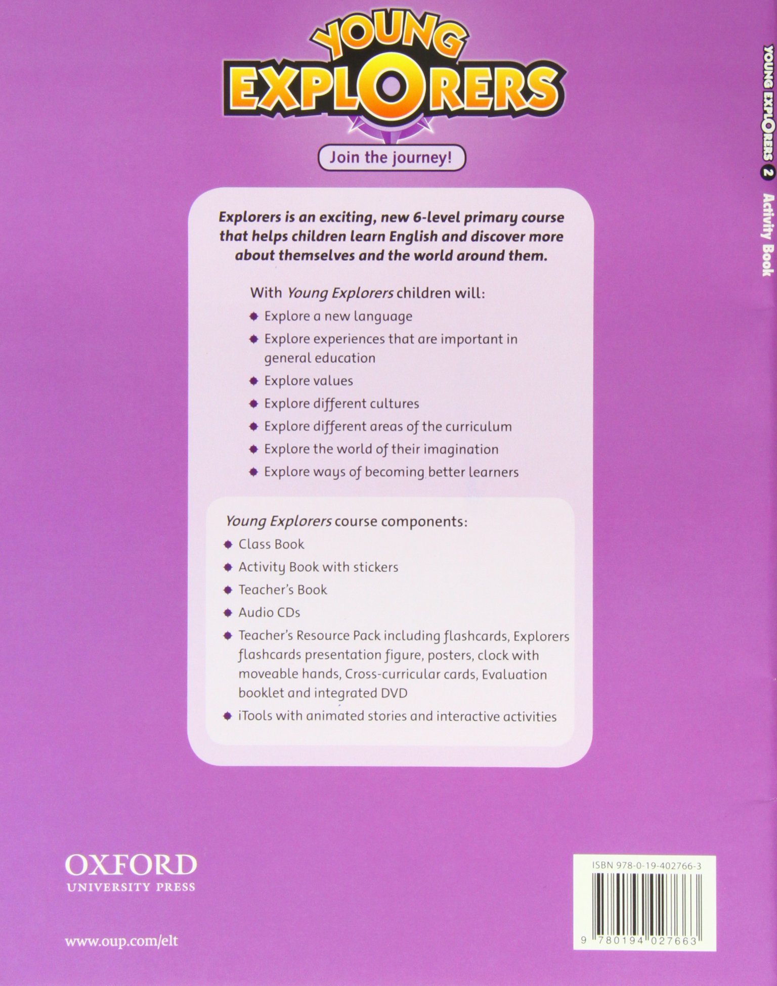 Young Explorers: Level 2: Activity Book Paperback by Lauder/Torres/Evans/ (Author) – Image 2