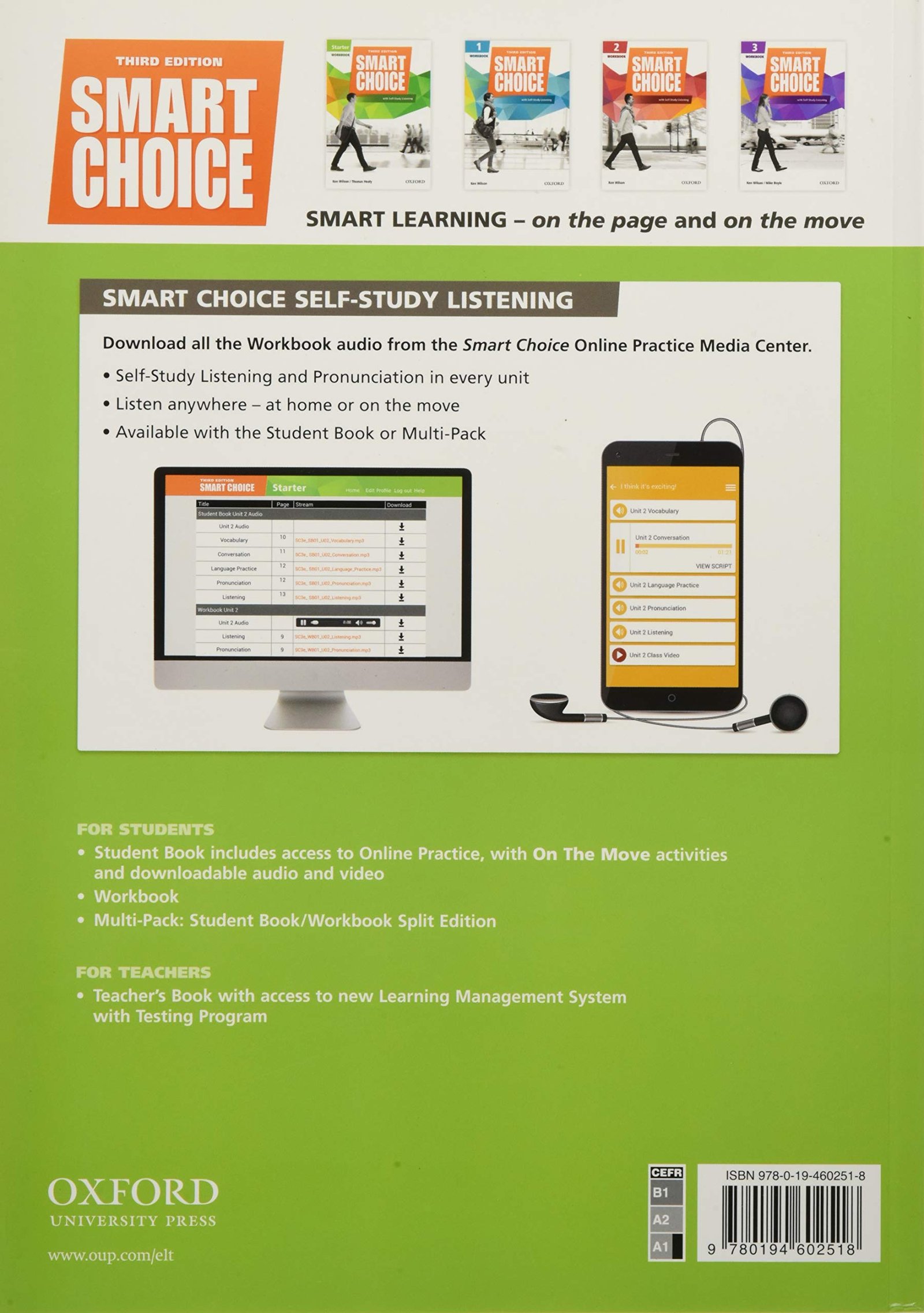 Smart Choice: Starter Level: Workbook with Self-Study Listening: Smart Choice: Starter Level: Workbook with Self-Study Listening Starter level Paperback – August 17, 2016 by Wilson/Healy/Boyle (Author) – Image 2
