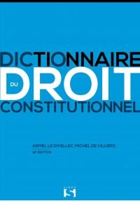 Dictionnaire du droit constitutionnel. 12e éd. Broché – Livre grand format, 9 septembre 2020 de Michel De villiers (Auteur), Armel Le divellec (Auteur)