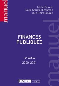 Finances publiques (2020-2021) Paperback – September 8, 2020 French Edition  by Michel Bouvier  (Author), Marie-Christine Esclassan  (Author), Jean-Pierre Lassale  (Author)