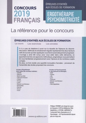 Ergothérapie - Psychomotricité: Français Broché – Livre grand format, 7 novembre 2018 – Image 2