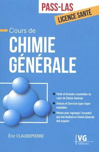 COURS DE CHIMIE GÉNÉRALE PASS-LAS