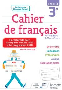 Cahier de français cycle 4 / 3e – éd. 2019 Paperback – July 10, 2019 French Edition  by Chantal Bertagna (Editor), Françoise Carrier (Editor)