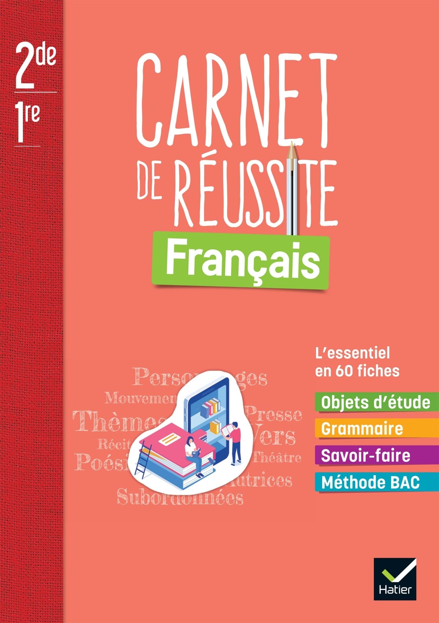 on carnet de réussite Français 2de/1re - Ed. 2022 - Carnet élève French Edition by Aurélie Buestel (Author), Camille Gros (Author)