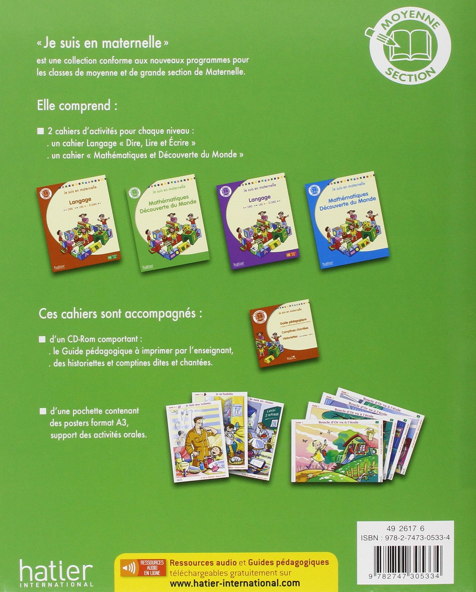 Je suis en maternelle Mathématiques MS Tapa blanda – 3 Julio 2007 Edición en Francés – Image 2